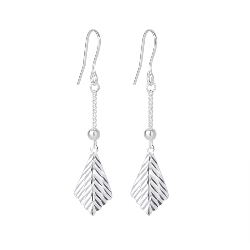 长款树叶耳饰