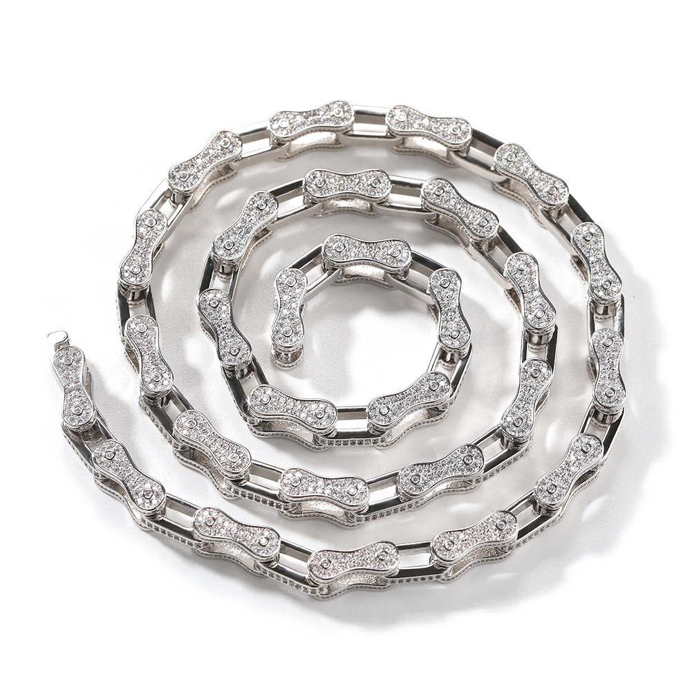 5mm自行车链条嘻哈项链