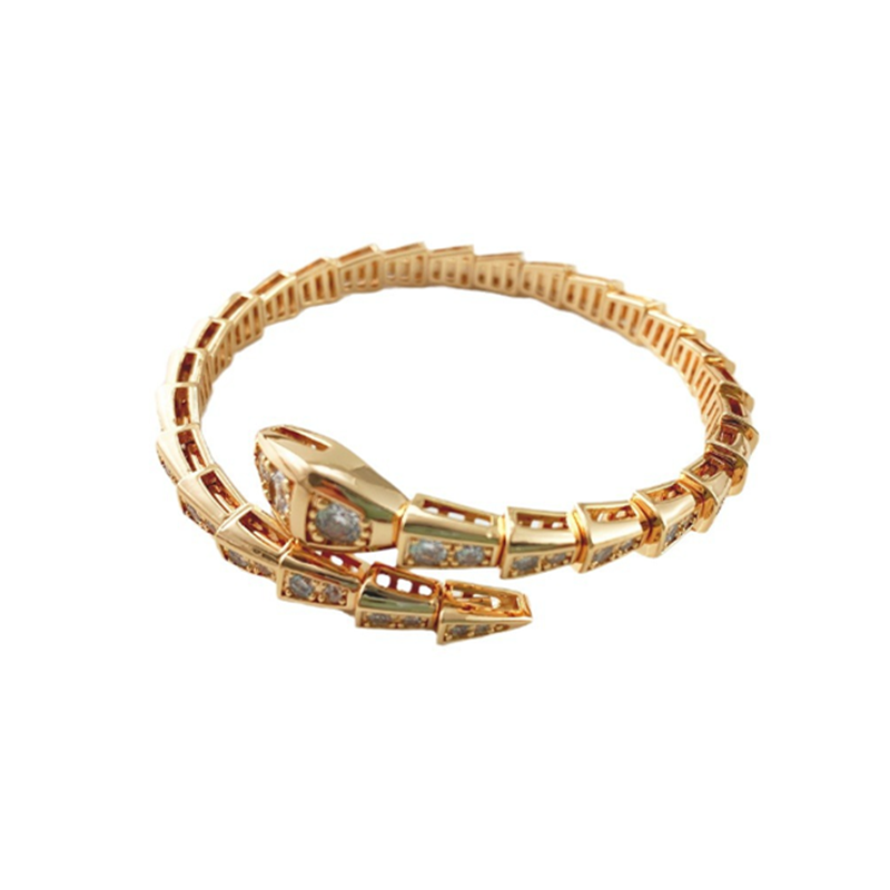  满钻蛇骨手环手镯